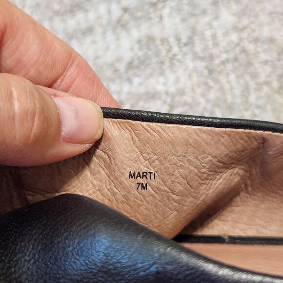 Donald J Pliner womens Marti  black cross strap leather wedge sandals black sz 7 - Picture 2 of 12